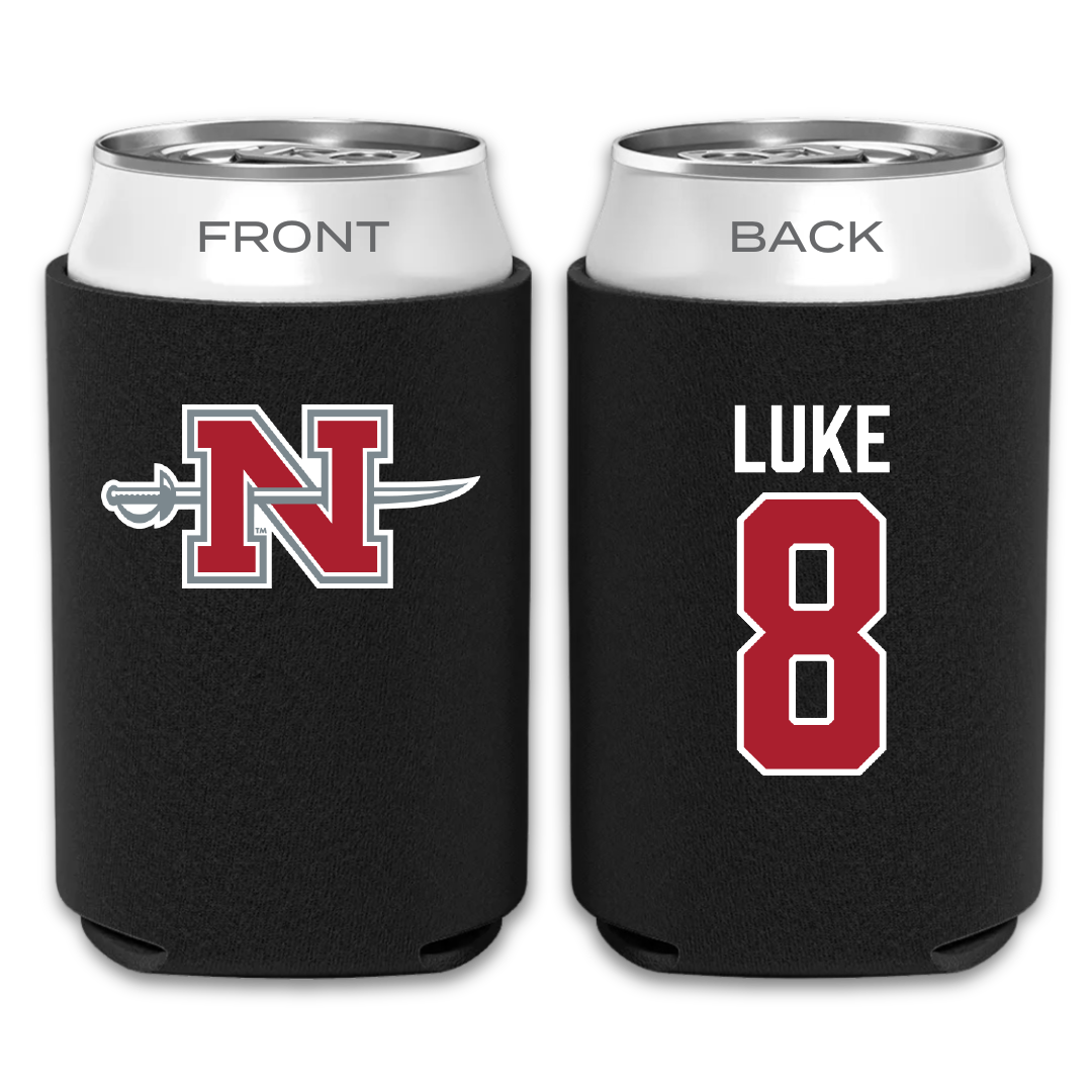 Nicholls State University Baseball Black Can Cooler - #8 Haden Luke