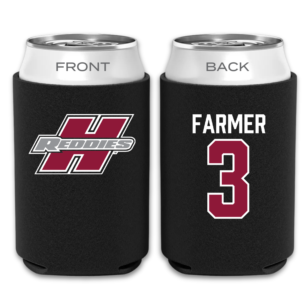 Henderson State University Basketball Black Can Cooler - #3 Chase Farmer