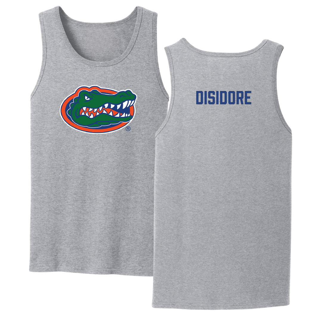 University of Florida Gymnastics Sport Gray Tank Top - Gabriella Disidore