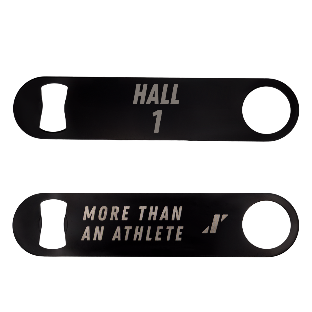 University at Albany Football Black Bottle Opener - #1 Aamir Hall