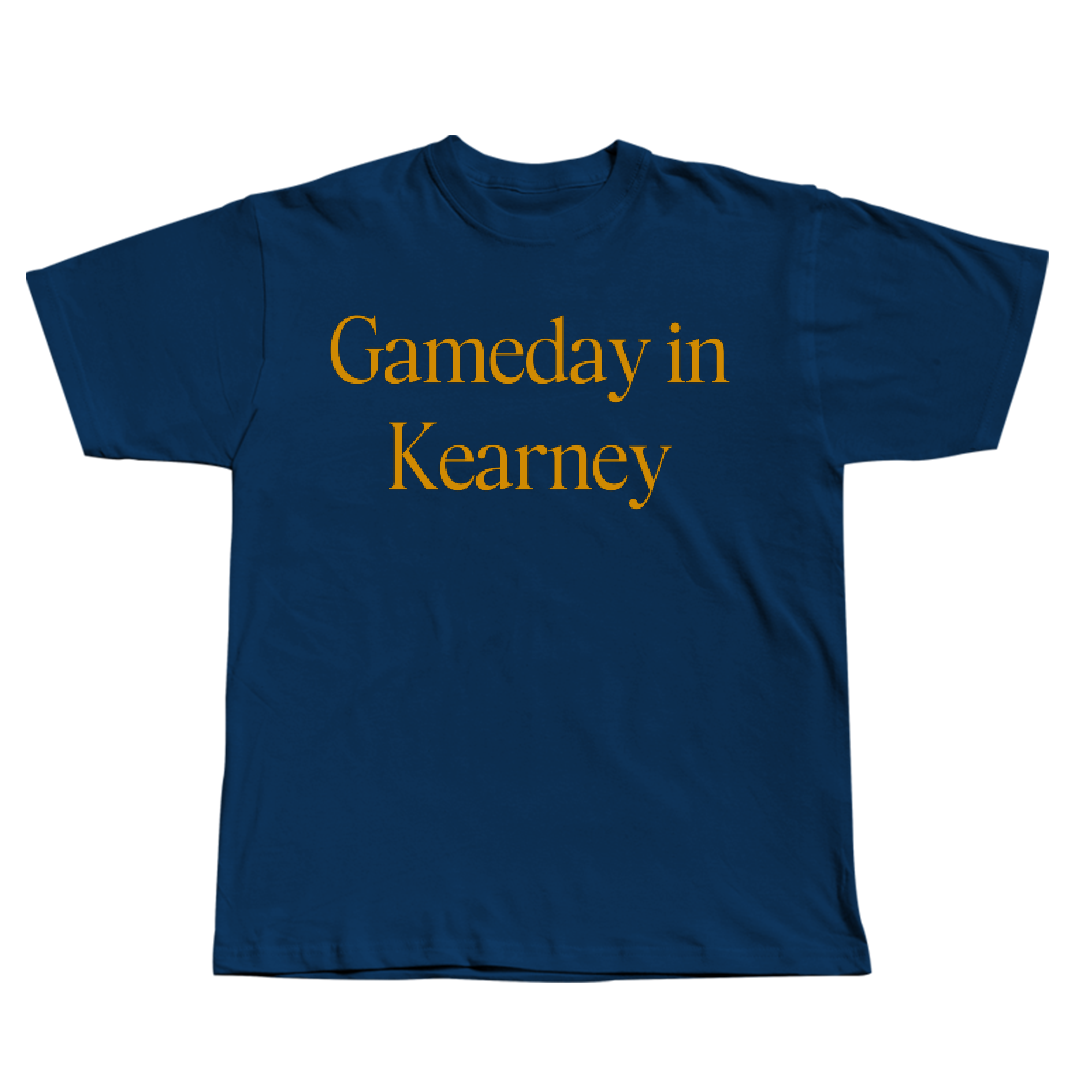 University of Nebraska at Kearney TF and XC Navy Gameday Tee - Richard Harbols