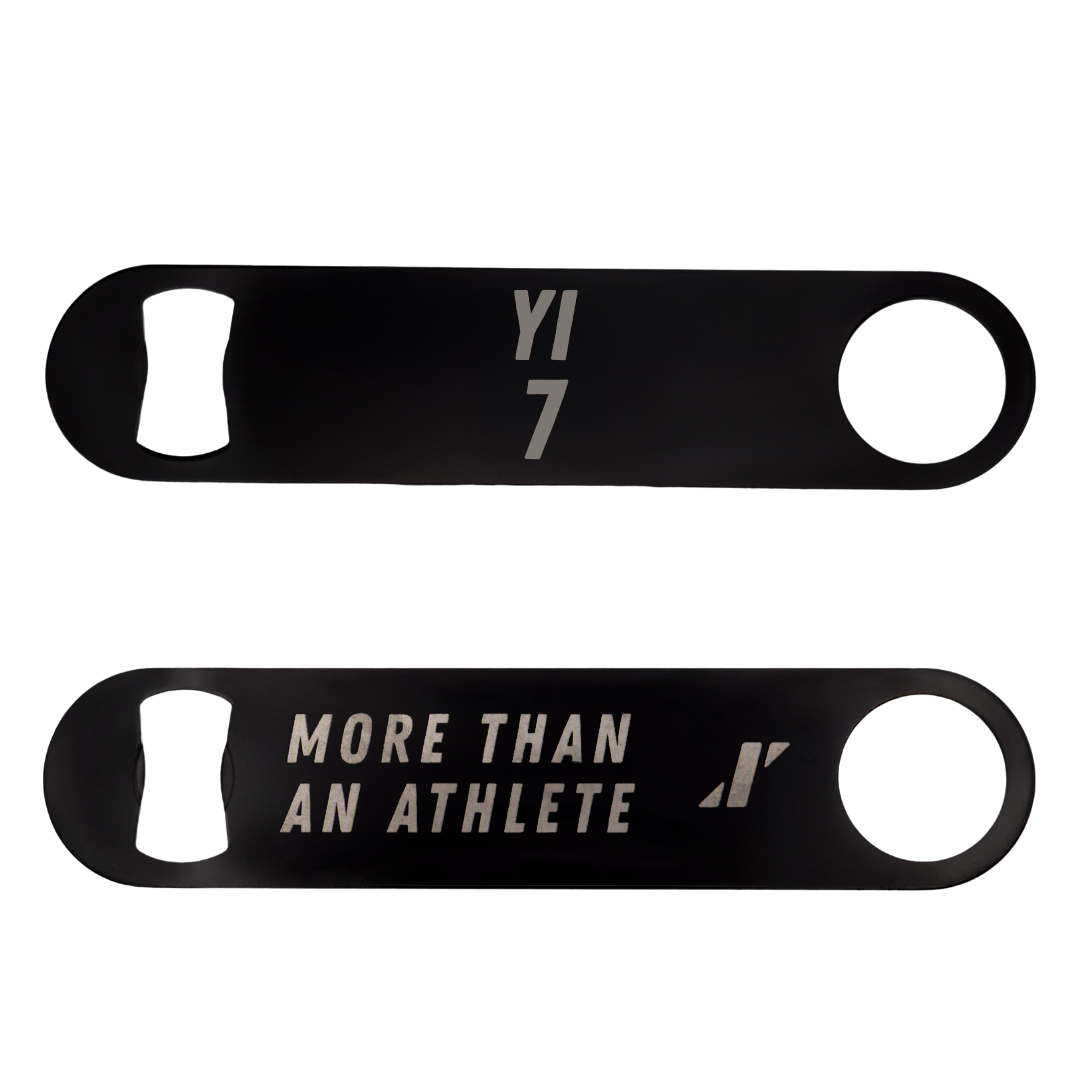 Adams State University Baseball Black Bottle Opener - #7 Austin Yi