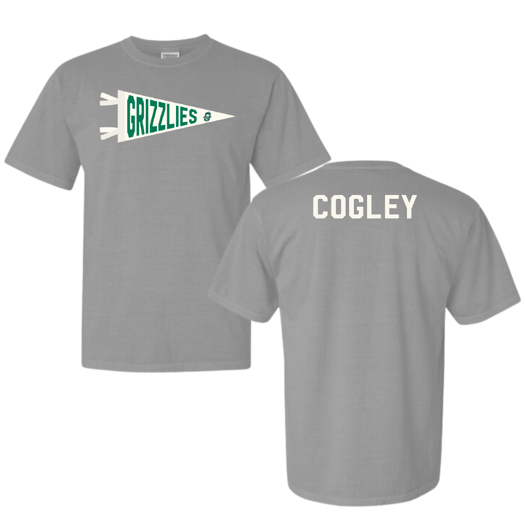 Adams State University TF and XC Light Gray Pennant Comfort Colors Tee - Kien Cogley