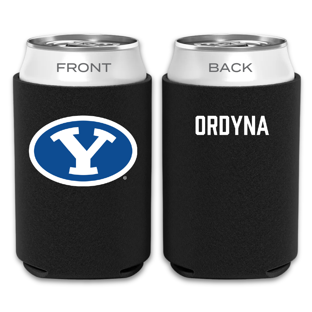 Brigham Young University Swimming & Diving Black Can Cooler - Aubryn Ordyna