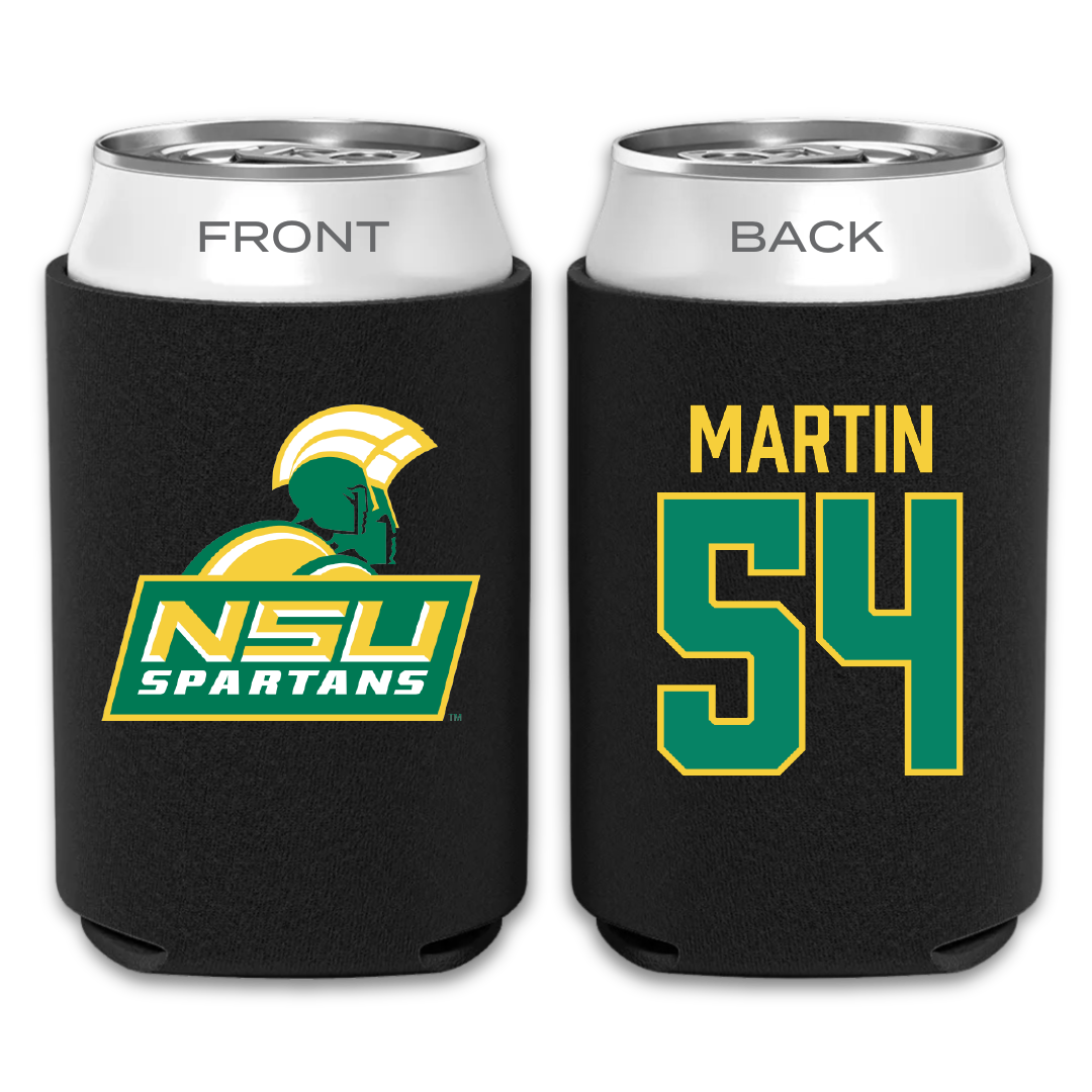 Norfolk State University Football Black Can Cooler - #54 Javontay Martin