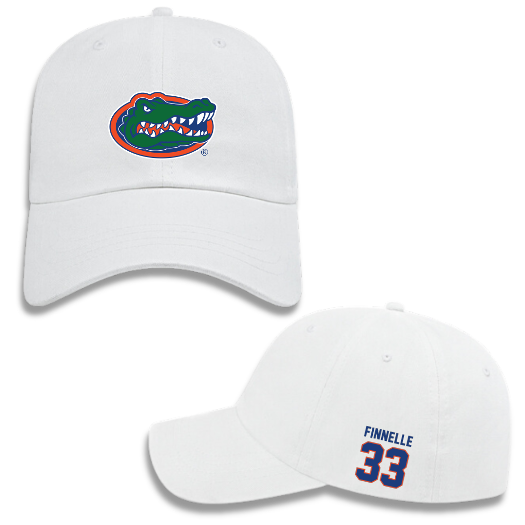 University of Florida Lacrosse (W) White Hat - #33 Elyse Finnelle