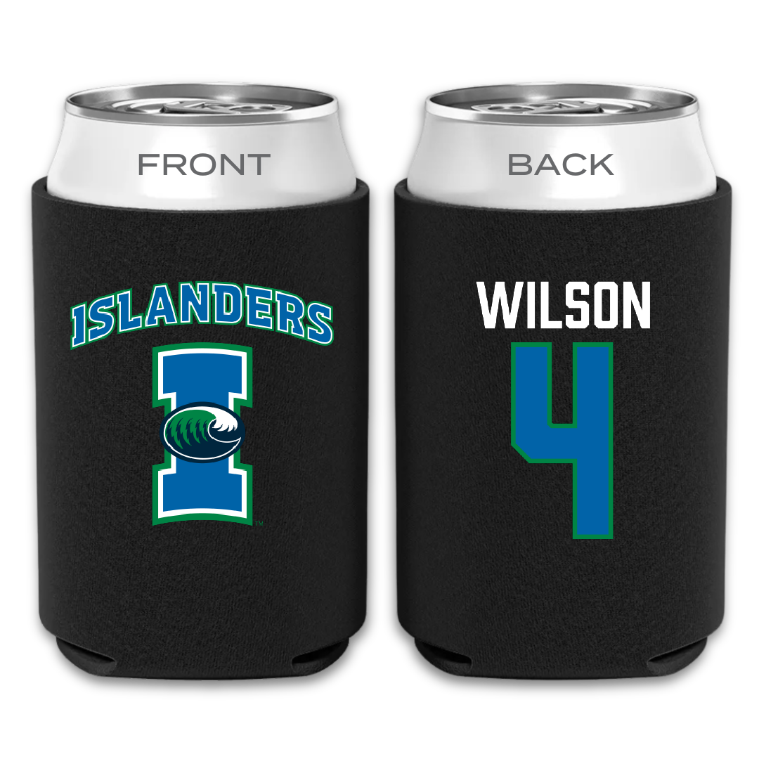 Texas A&M University-Corpus Christi Soccer Black Can Cooler - #4 Ashley Wilson