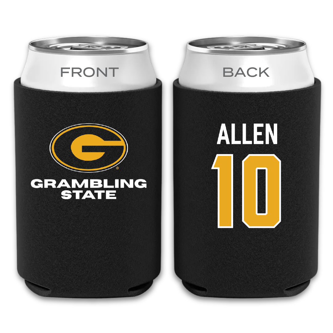 Grambling State University Baseball Black Can Cooler - #10 Payton Allen