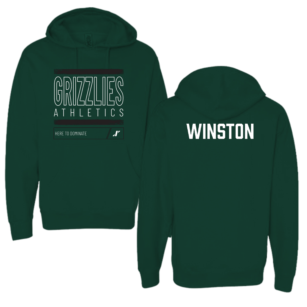 Adams State University Football Forest Green Dominate Hoodie - JaiVyence Winston