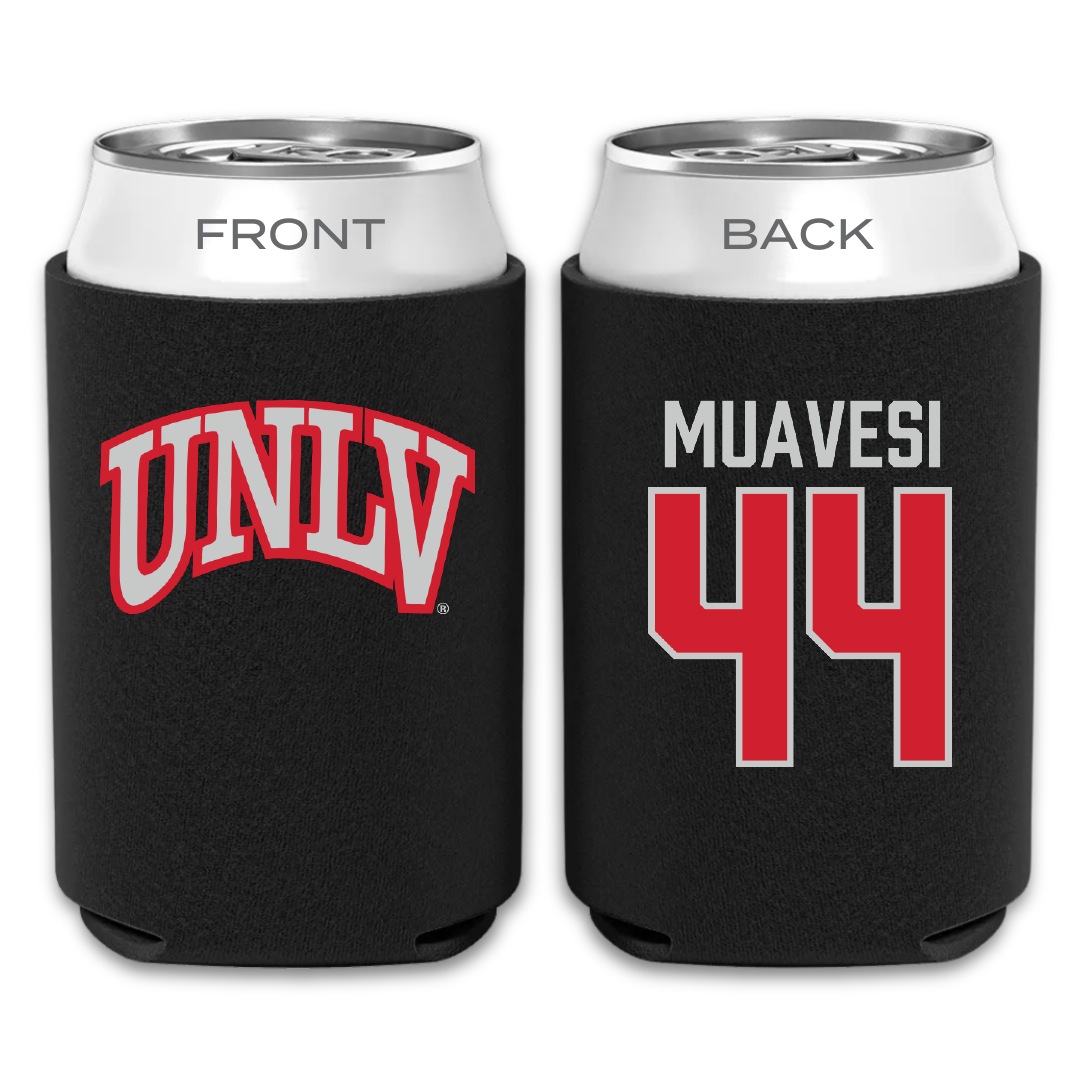 University of Nevada-Las Vegas Football Black Can Cooler - #44 Waisale Muavesi