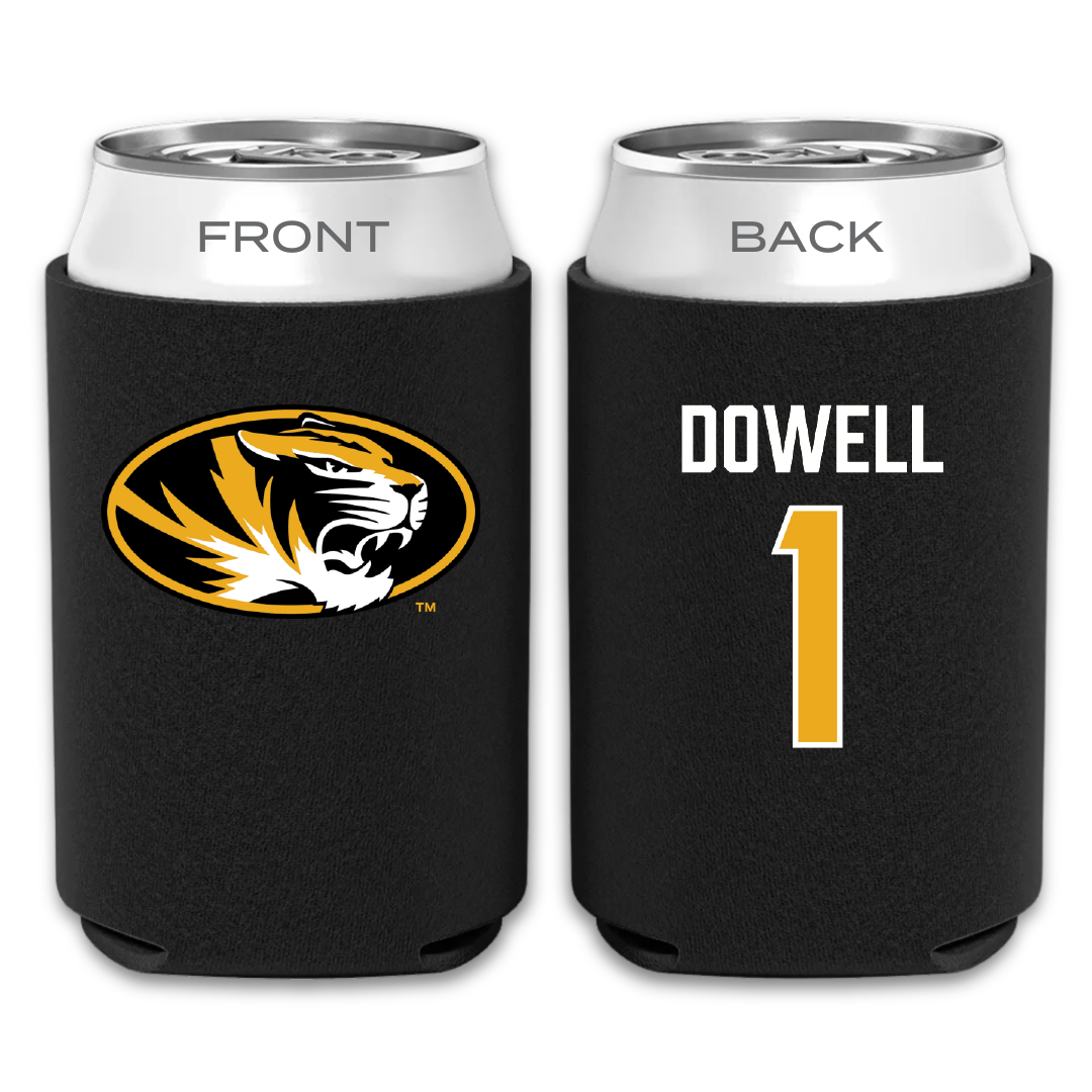 University of Missouri Basketball Black Can Cooler - #1 Shannon Dowell