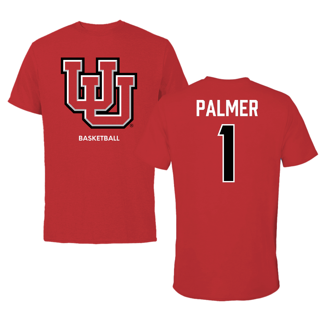 University of Utah Basketball (W) Red Performance Tee - #1 Isabel Palmer