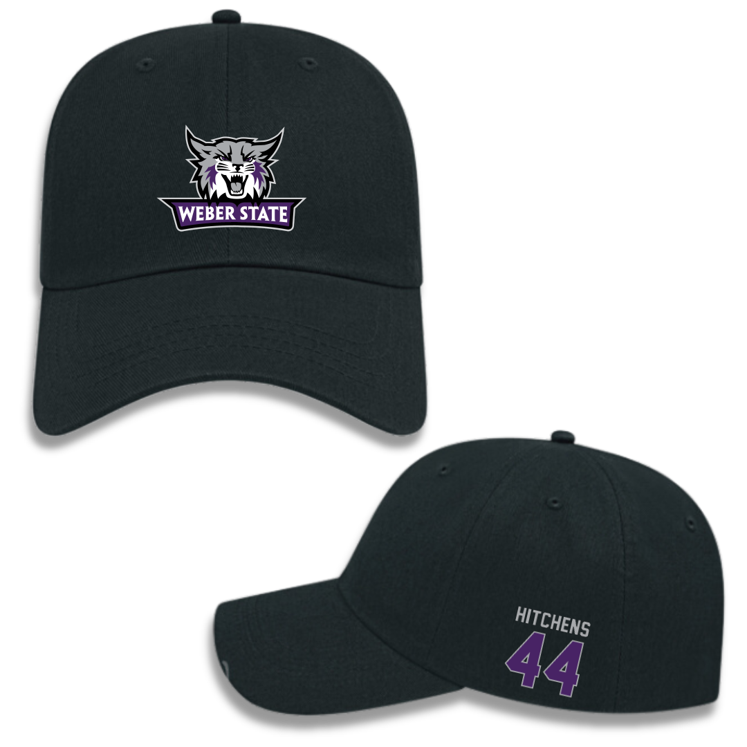 Weber State University Football Black Hat - #44 Mayson Hitchens