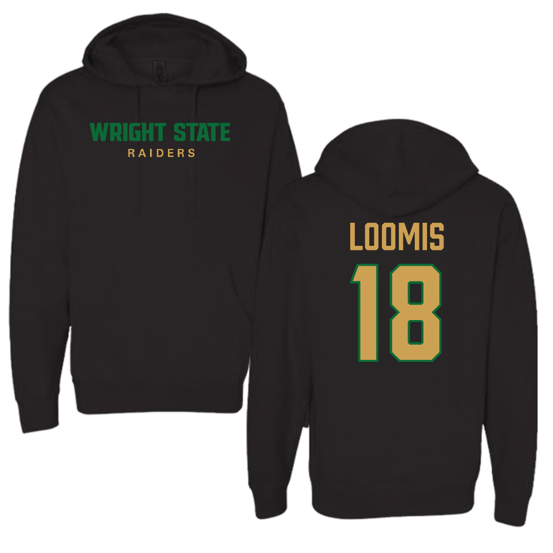 Wright State University Volleyball (W) Black Hoodie - #18 Sophia Loomis