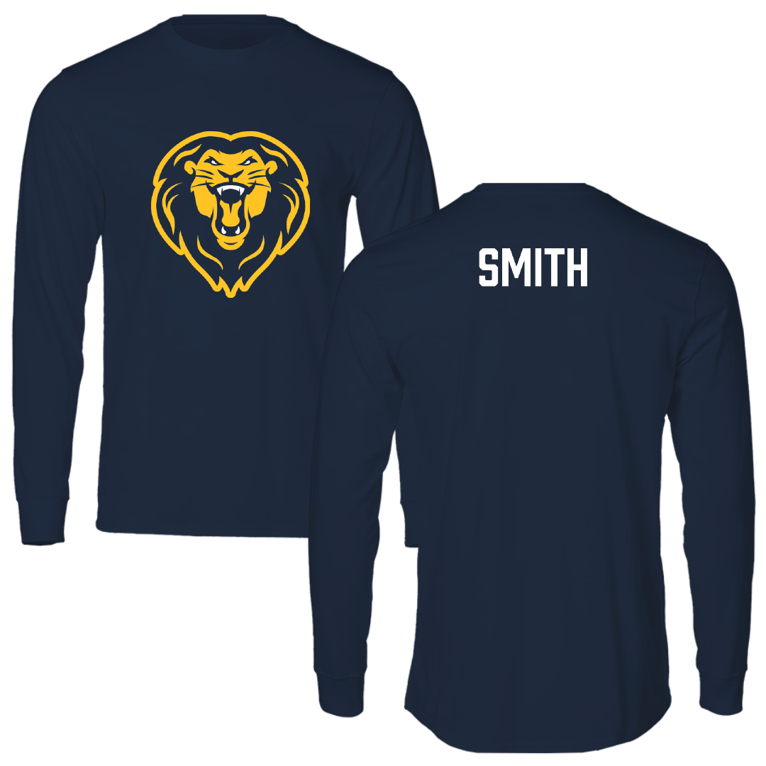 The College of New Jersey TF and XC Navy Long Sleeve - Tyler Smith