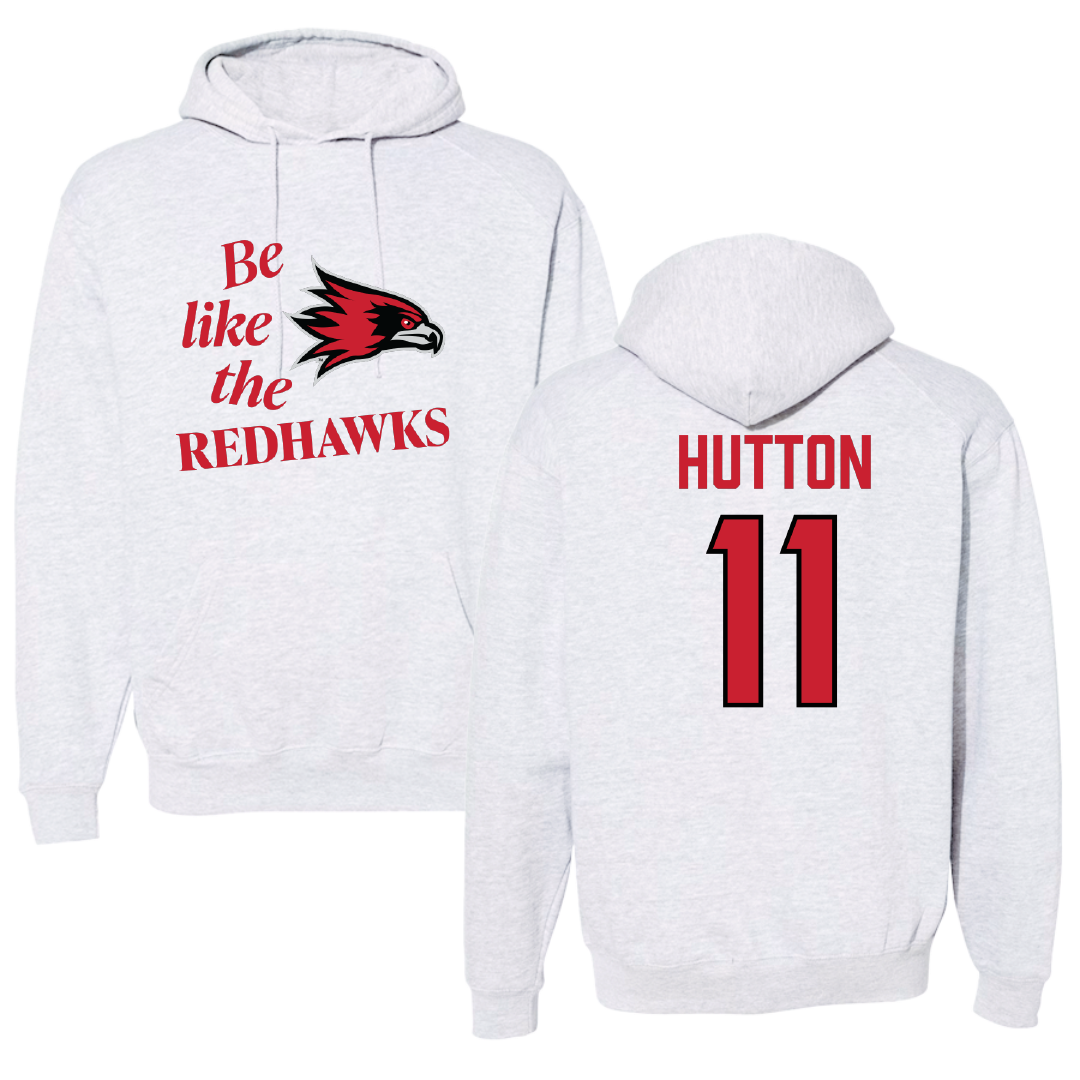 Southeast Missouri State University Softball Light Gray Be Like Us Hoodie - #11 Kamden Hutton