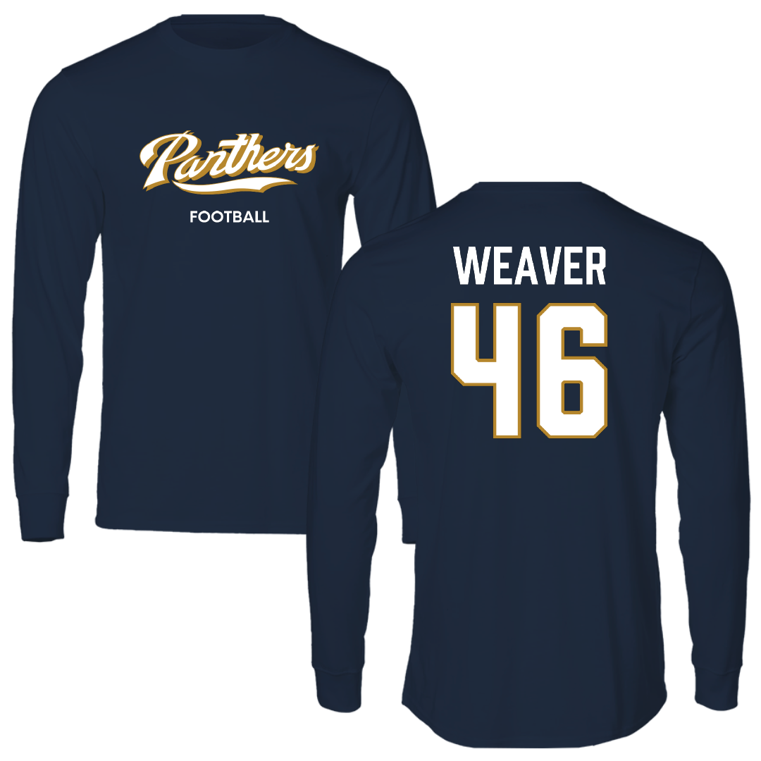 Florida International University Football Navy Long Sleeve - #46 Atavious Weaver