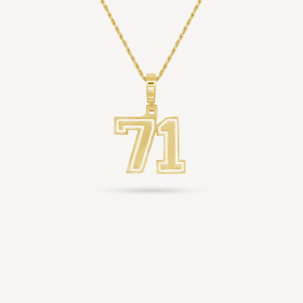 Gold Presidents Pendant and Chain - #71 Alex Harkey