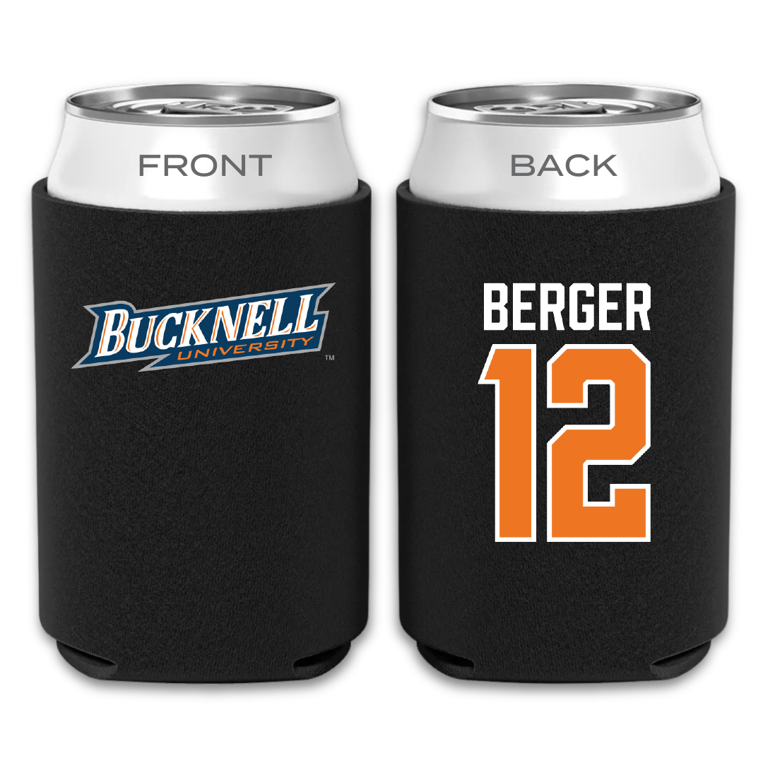 Bucknell University Basketball Black Can Cooler - #12 Quin Berger