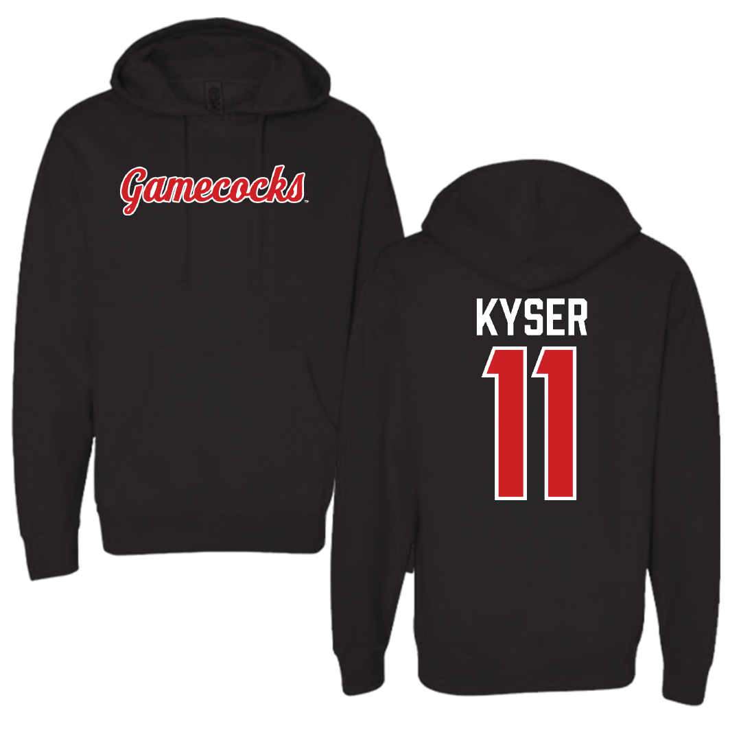 Jacksonville State University Softball Black Hoodie - #11 Makalyn Kyser