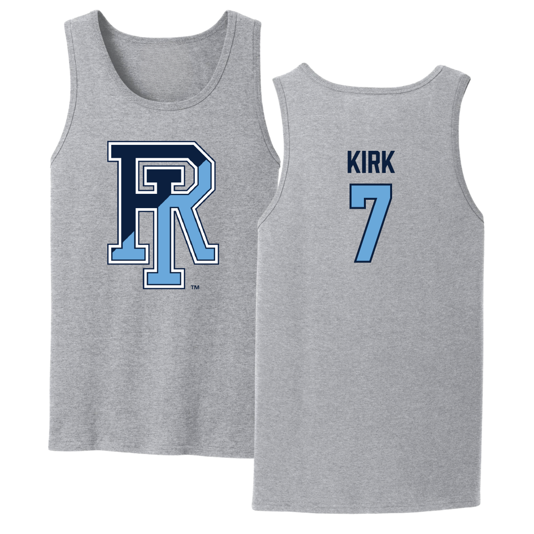 University of Rhode Island Lacrosse Sport Gray Tank Top - #7 Carolyn Kirk