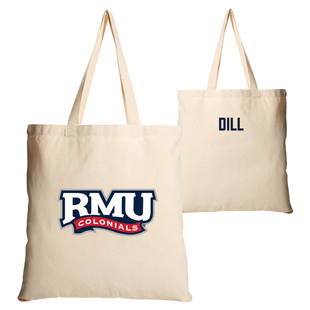 Robert Morris University TF and XC Tan Canvas Tote Bag - Julia Dill