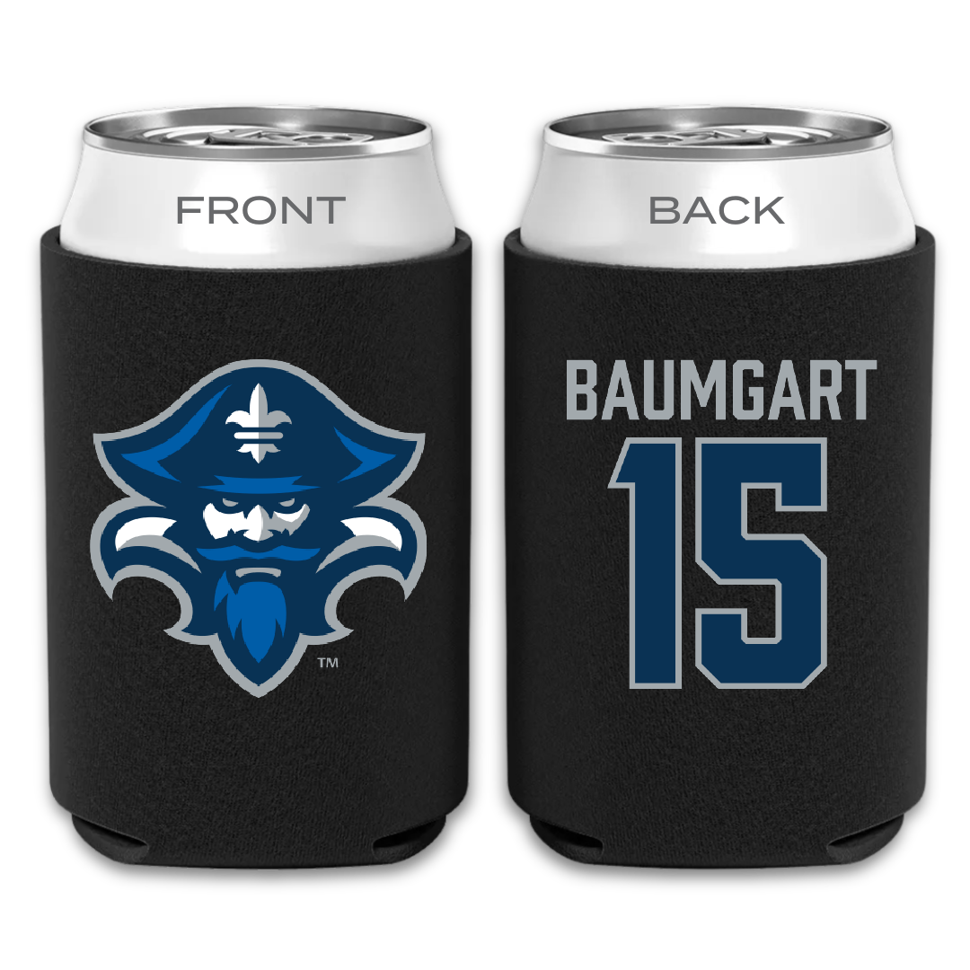 University of New Orleans Beach Volleyball Black Can Cooler - #15 Serena Baumgart