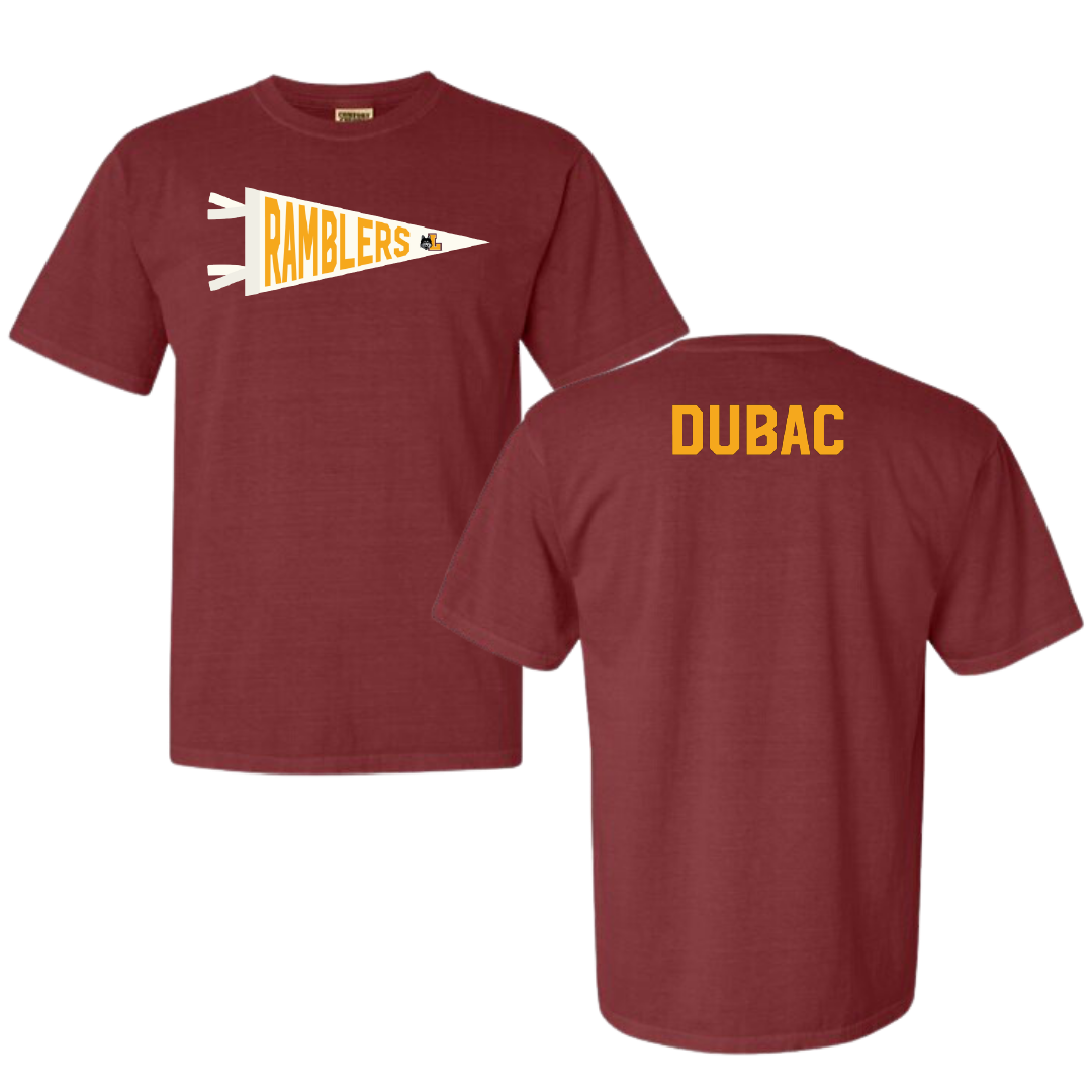 Loyola University-Chicago TF and XC Maroon Pennant Comfort Colors Tee - Mia Dubac