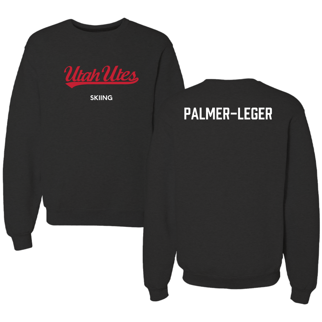 University of Utah Skiing Black Crewneck - Sydney Palmer-Leger