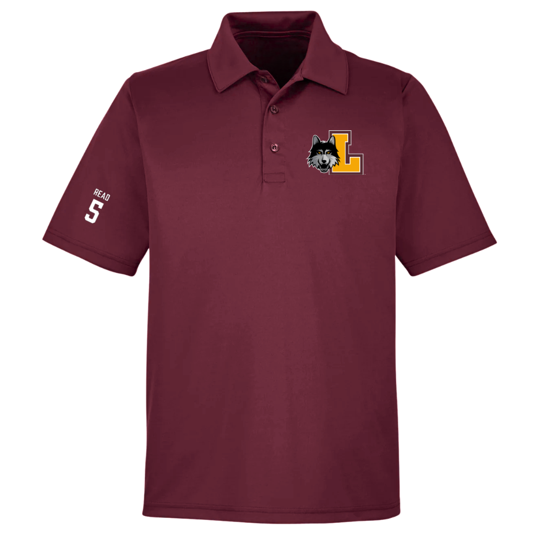 Loyola University-Chicago Volleyball (M) Maroon Polo - #5 Jake Read