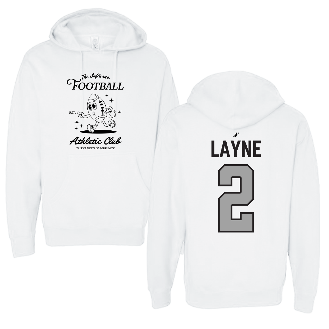 Football White Influxer Athletic Club Hoodie - #2 Jack Layne