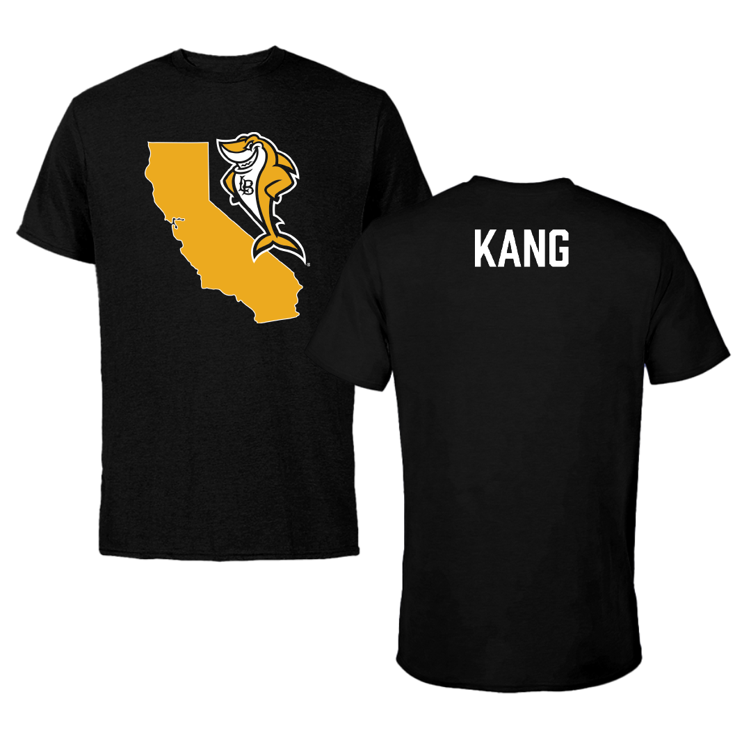 Long Beach State University Golf Black State Tee - Emma Kang