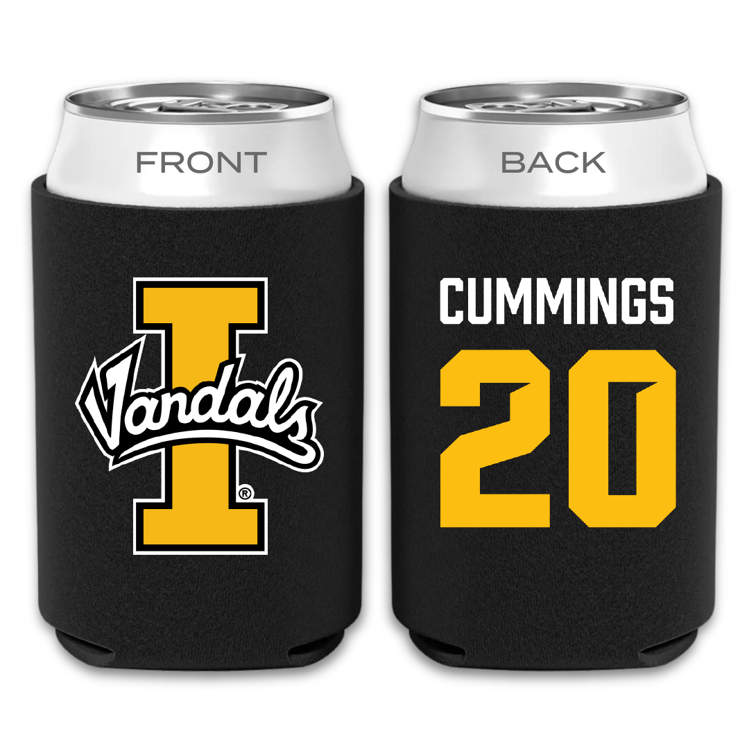 University of Idaho Football Black Can Cooler - #20 Elisha Cummings