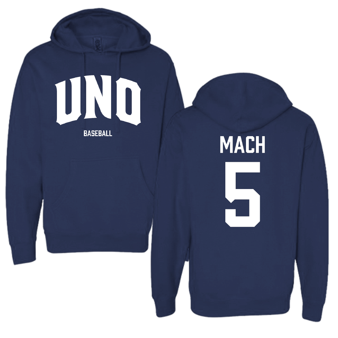 University of New Orleans Baseball Navy Hoodie - #5 Dylan Mach