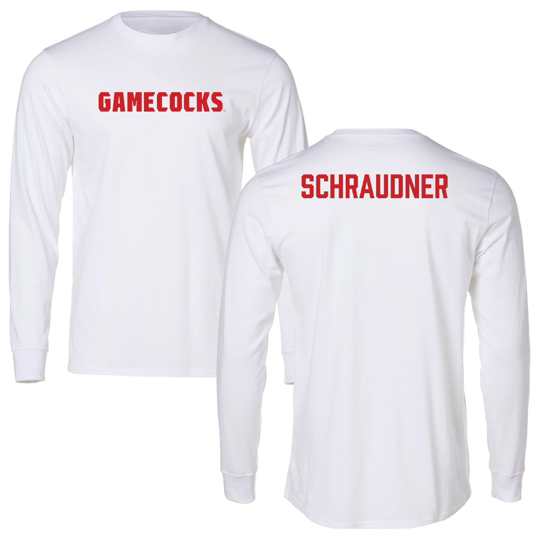 Jacksonville State University TF and XC White Long Sleeve - Trinity Schraudner