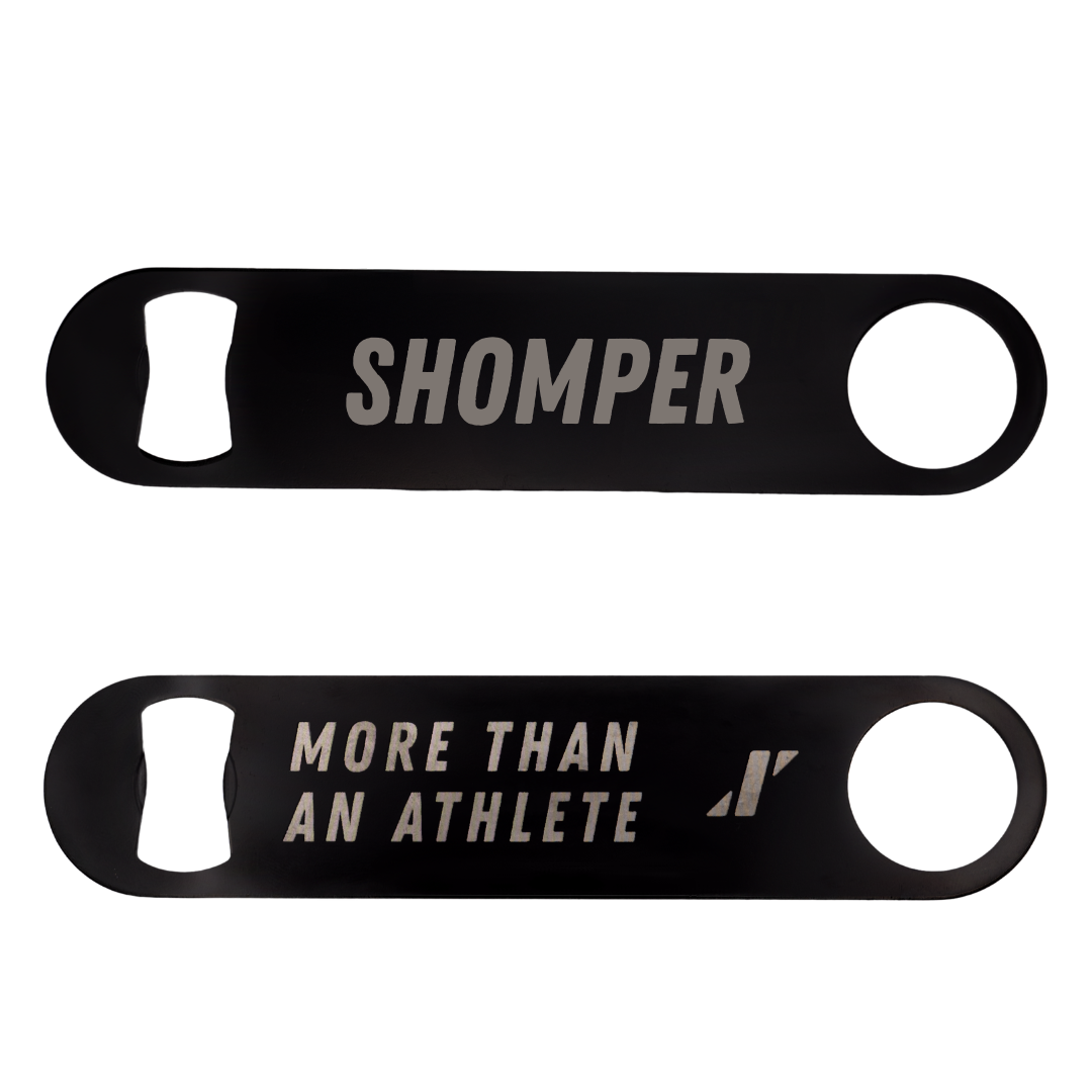 Bucknell University TF and XC Black Bottle Opener - Wade Shomper