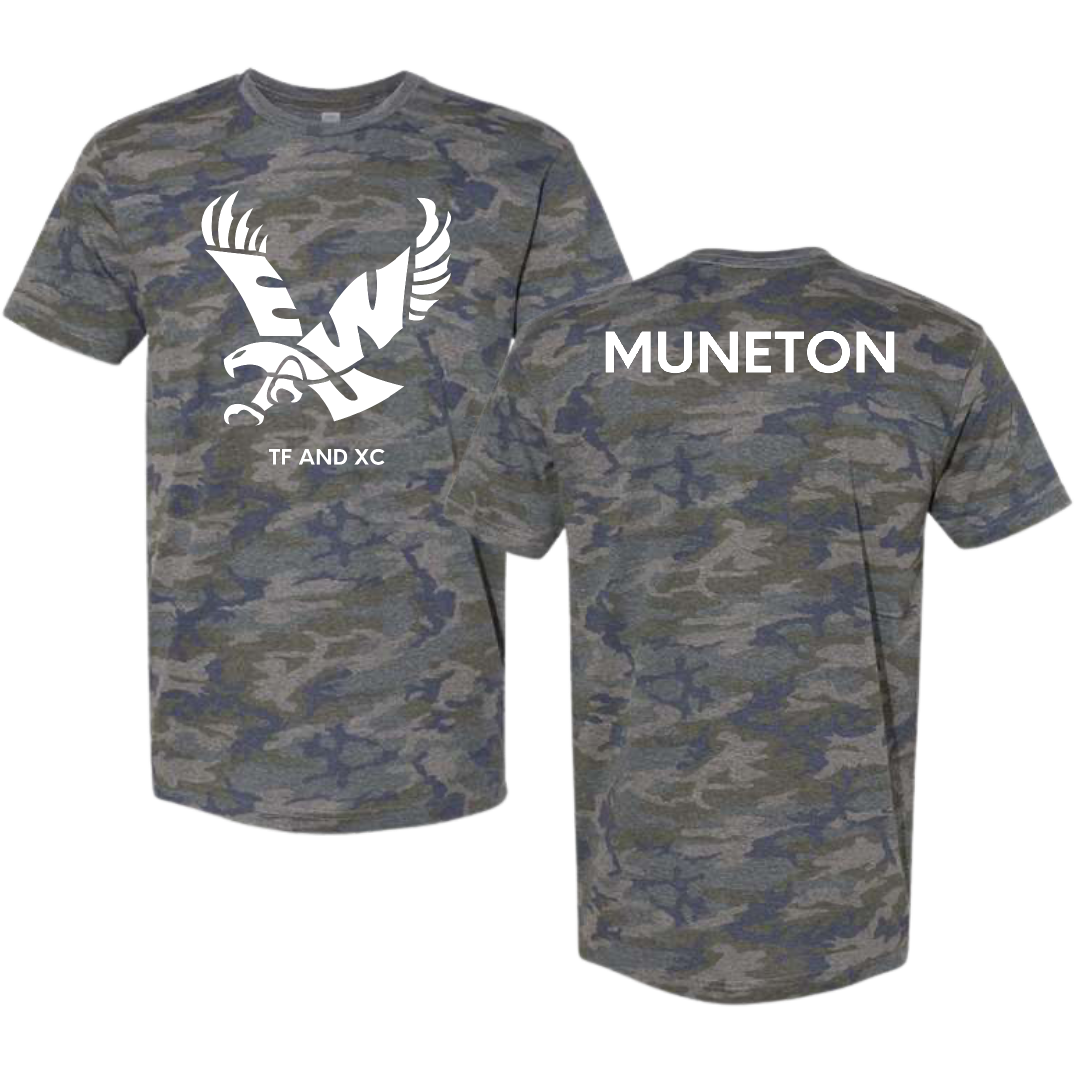 Eastern Washington University TF and XC Vintage Camo Tee - Jasmin Muneton