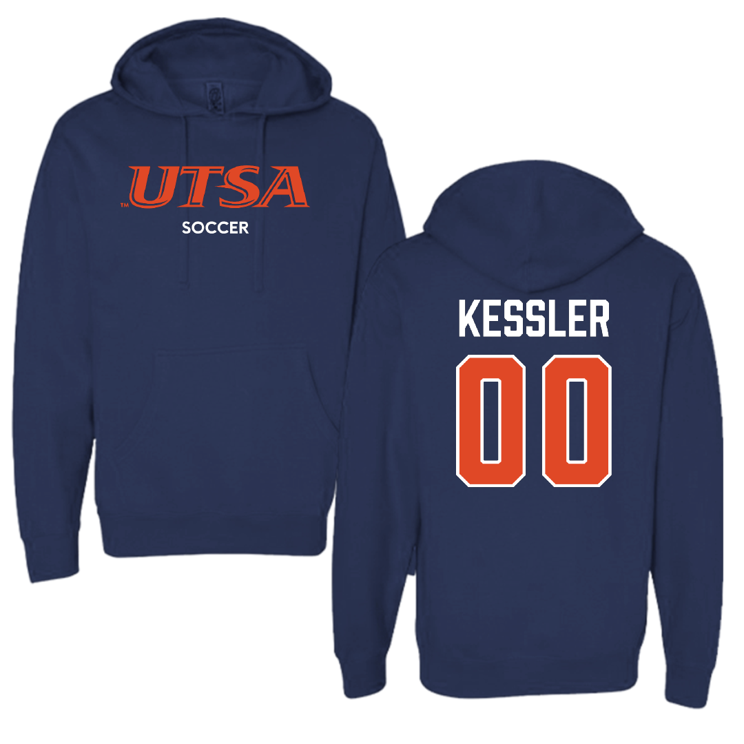 University of Texas at San Antonio Soccer (W) Navy Hoodie - #00 Jasmine Kessler