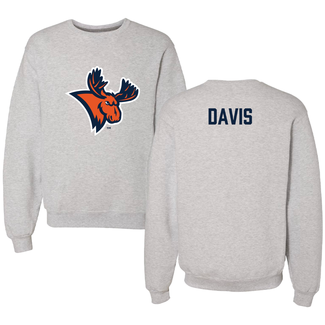 Utica University TF and XC Gray Crewneck - Kaleb Davis