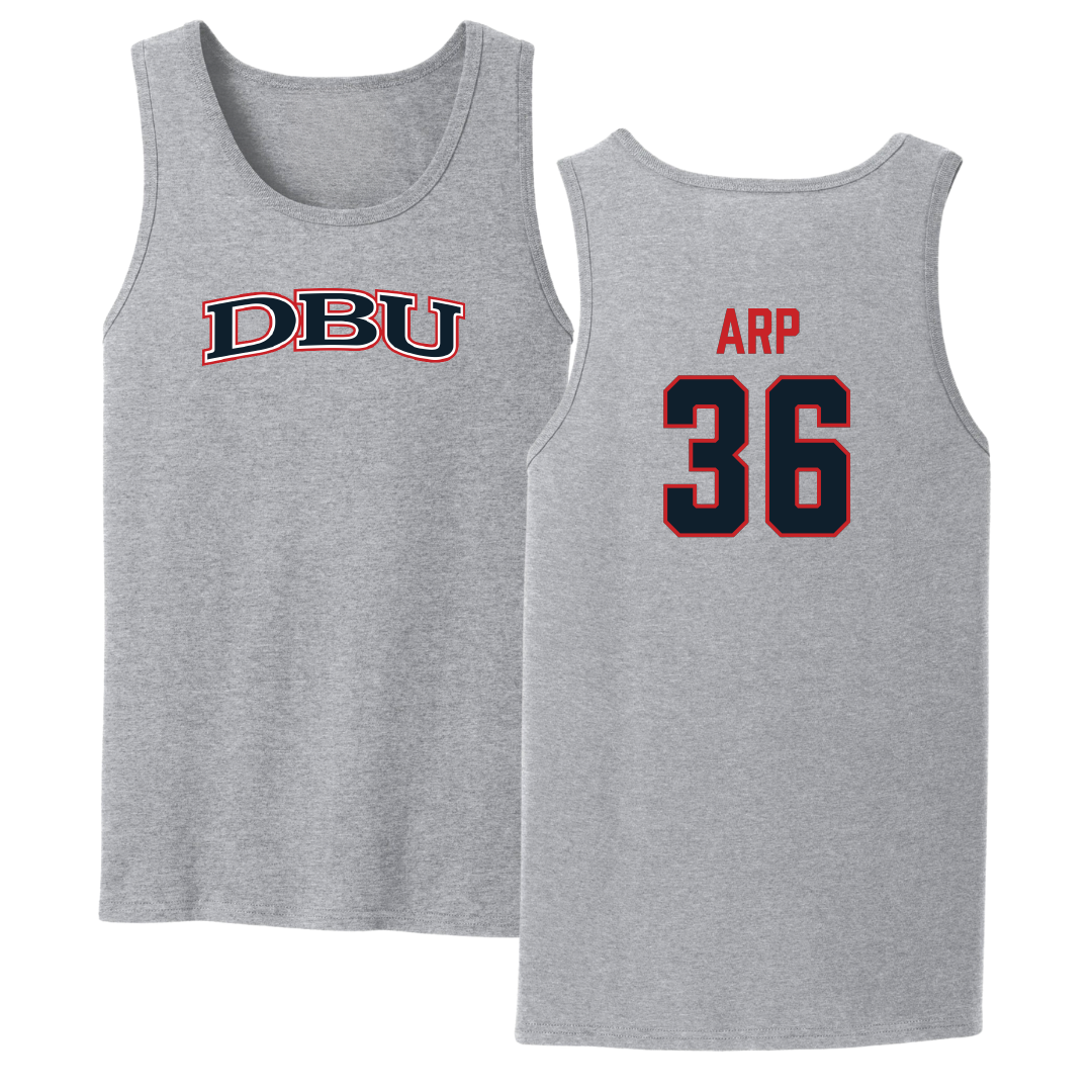Dallas Baptist University STUNT Sport Gray Tank Top - #36 Ashtyn Arp
