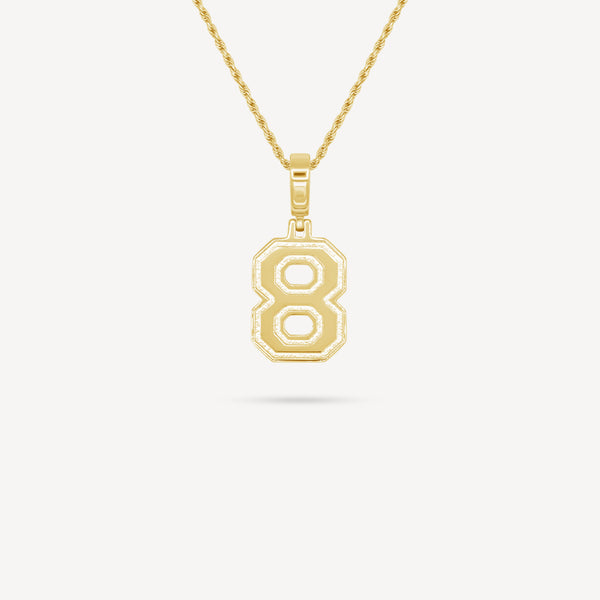 Gold Presidents Pendant and Chain - #8 Caleb Chapman