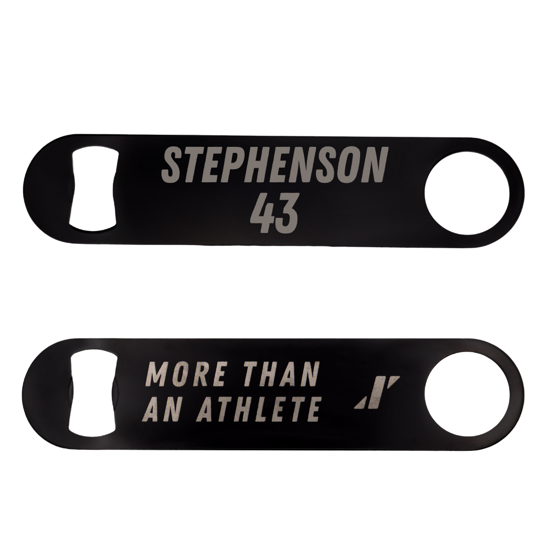 Southern Illinois University at Carbondale Football Black Bottle Opener - #43 Cade Stephenson