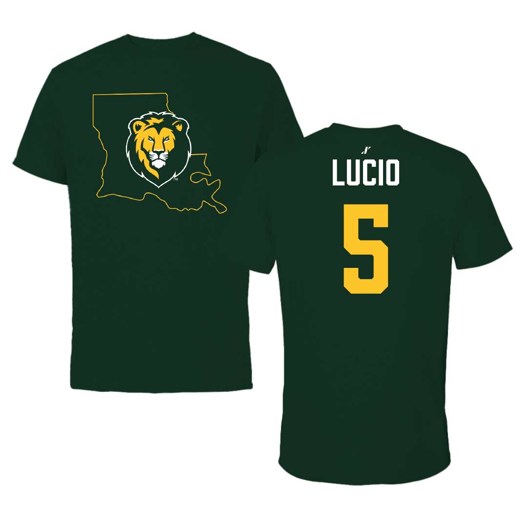 Southeastern Louisiana University Basketball (W) Forest Green State Tee - #5 Emma Lucio