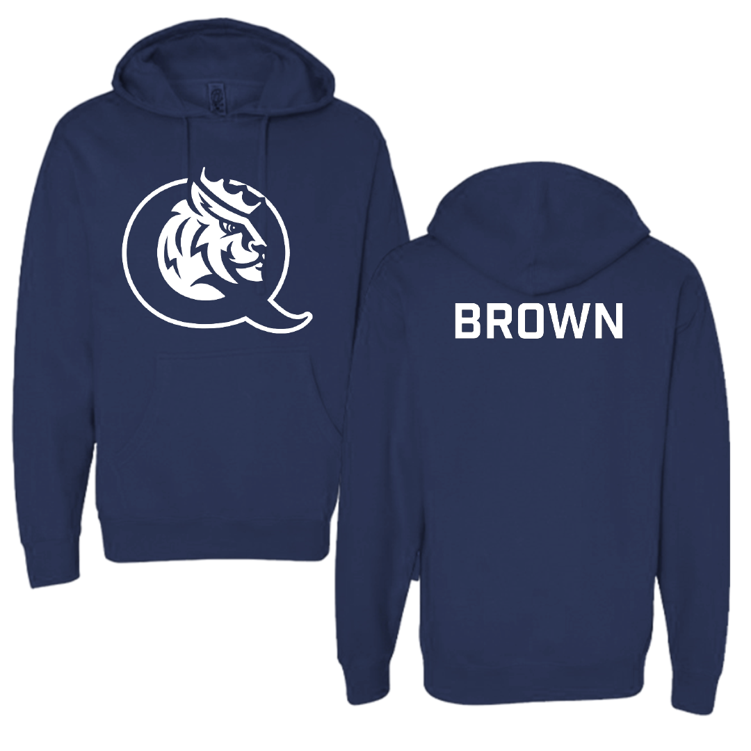 Queens University of Charlotte TF and XC Navy Hoodie - Jada Brown