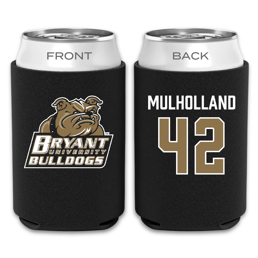 Bryant University Baseball Black Can Cooler - #42 Billy Mulholland