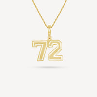 Gold Presidents Pendant and Chain - #72 Caleb Carter