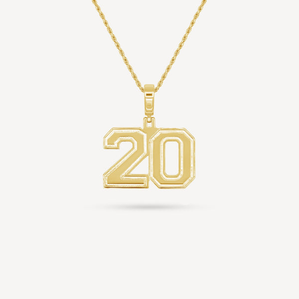 Gold Presidents Pendant and Chain - #20 MaKenzie Drout