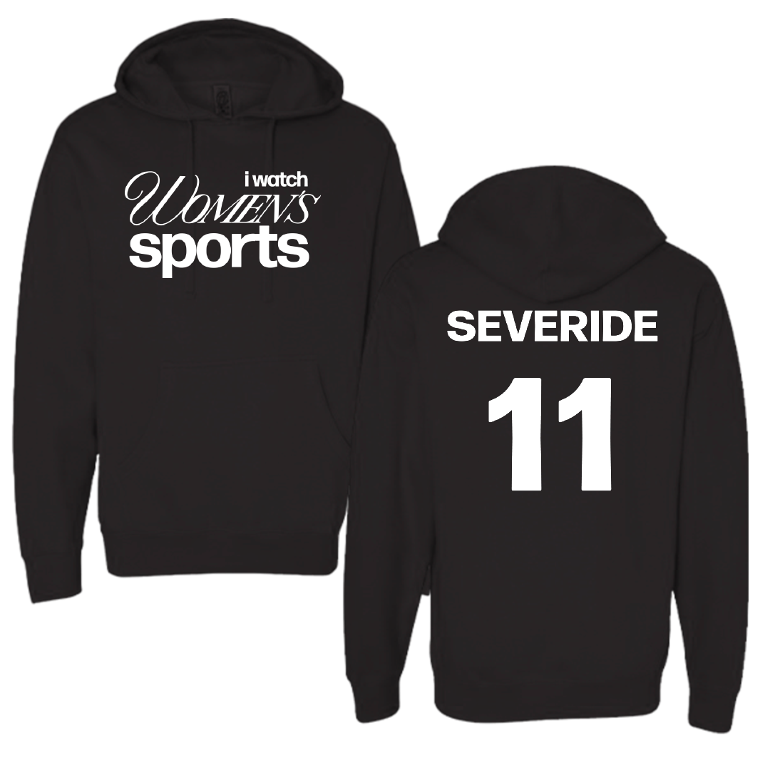 Dallas Baptist University Soccer Black WHM Hoodie - #11 Annie Severide