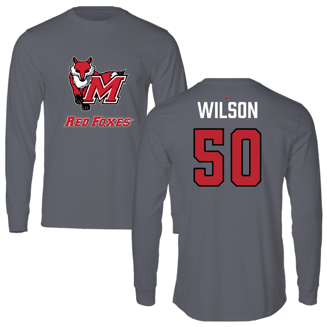 Marist University Football Dark Gray Long Sleeve - #50 Trevor Wilson