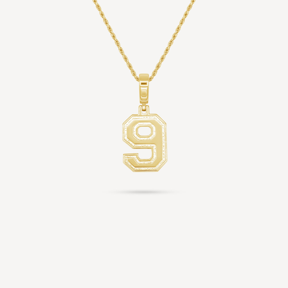Gold Presidents Pendant and Chain - #9 Cole Gonzales